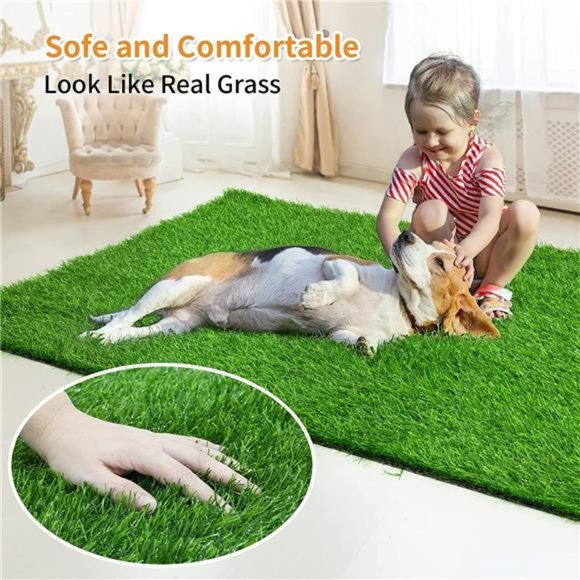 Dog Grass Pads, 28x40 Inches Dog Pee Grass for Dogs Potty Training - Picture 4 of 6